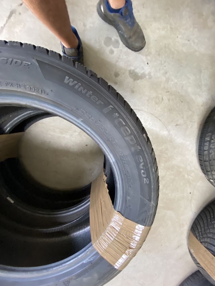 Opony zimowe Hankook 225/55R17 7,6mm Dot 3321