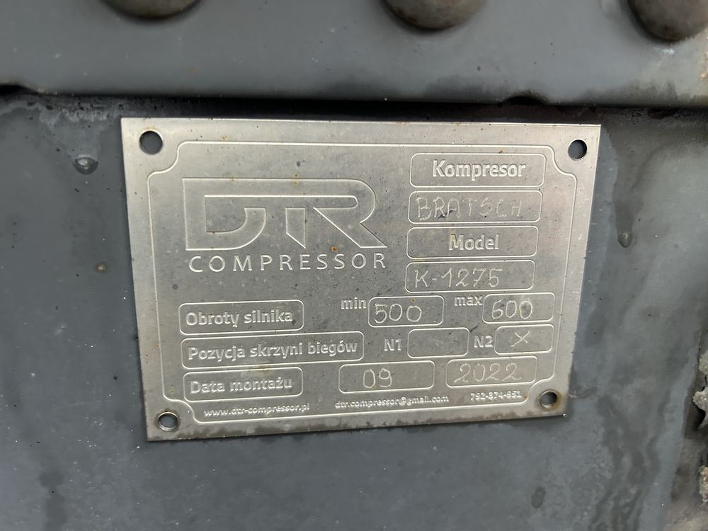 Kompresor Wydmuch MOUVEX do ciągnika / pod cysterny