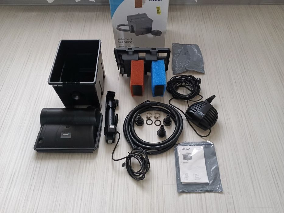 Oase biosmart set 5000 filtr do oczka wodnego kompletny zestaw  nowy