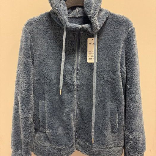 Bluza Miś Pluszak z Kapturem Białe