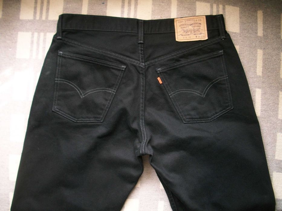 винтажные джинсы  Levis 618 02  orange tab полут. 43.5-44 см Англия