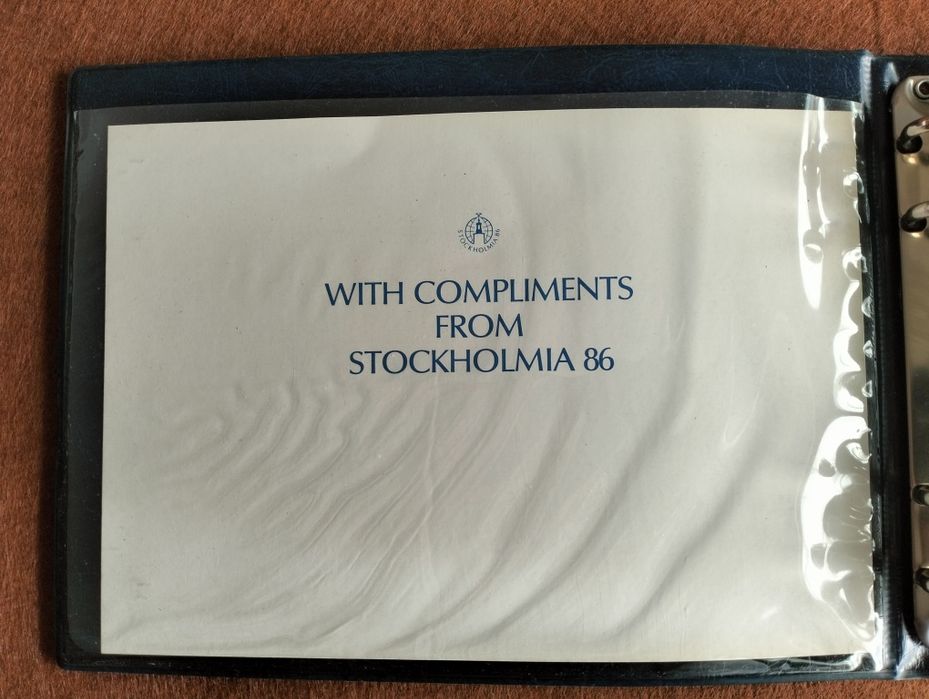 Catálogo exposição Stockholmia 86