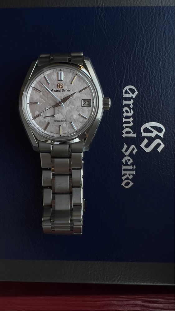 Grand Seiko Spring Drive stylowy zegarek Tytanowy Gwarancja