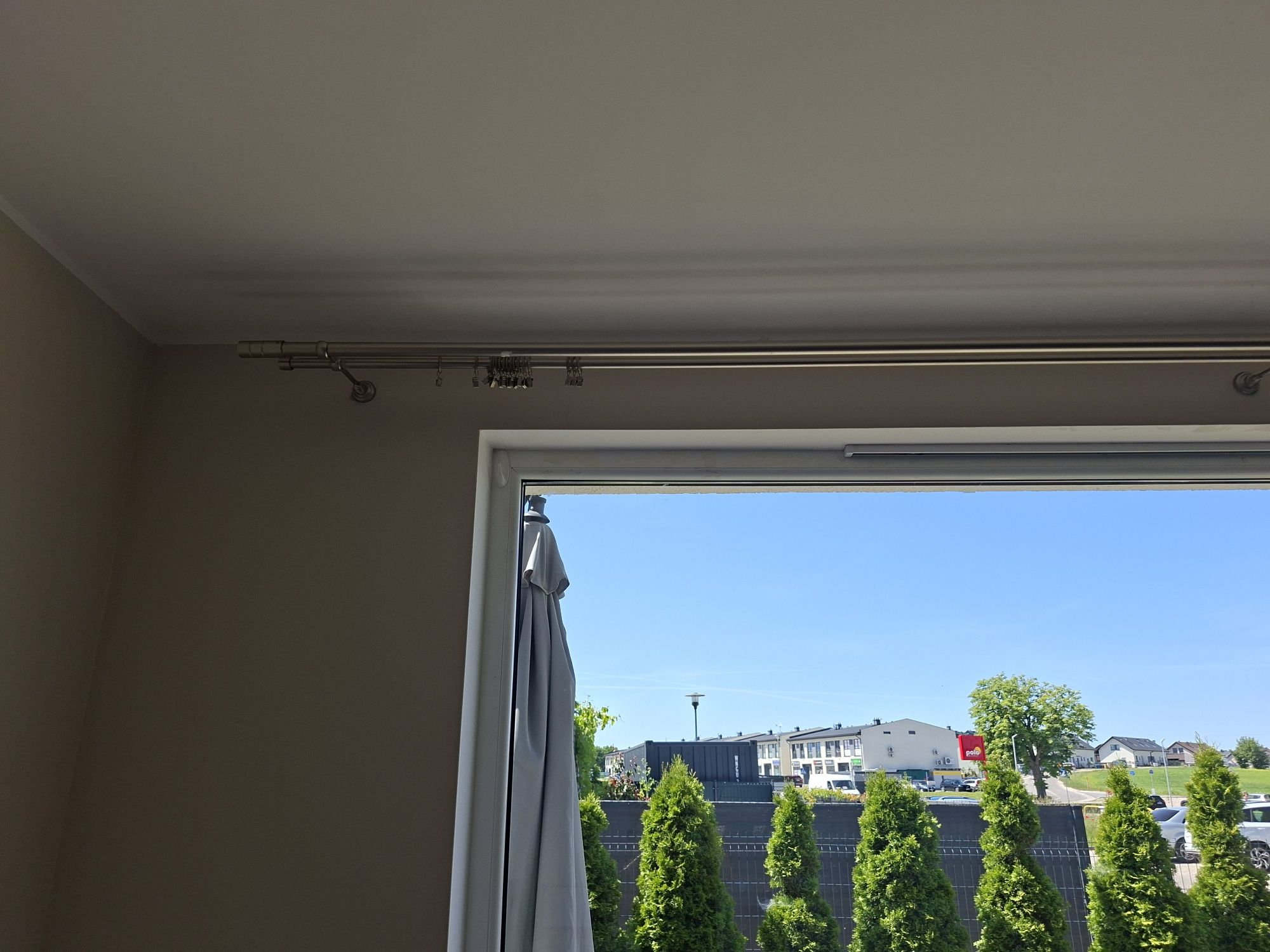 Karnisz srebrny 368cm