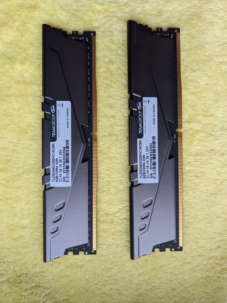 Оперативна пам’ять RAM 16GB (2x8) Team T-Force Vulcan Z DDR4-3200