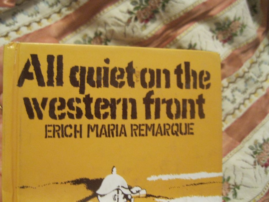 книга английский erich maria remarque all quiet on the western front