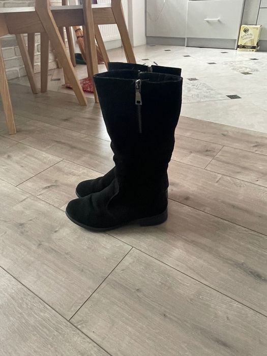 Сапожки жіночі зимові замшеві