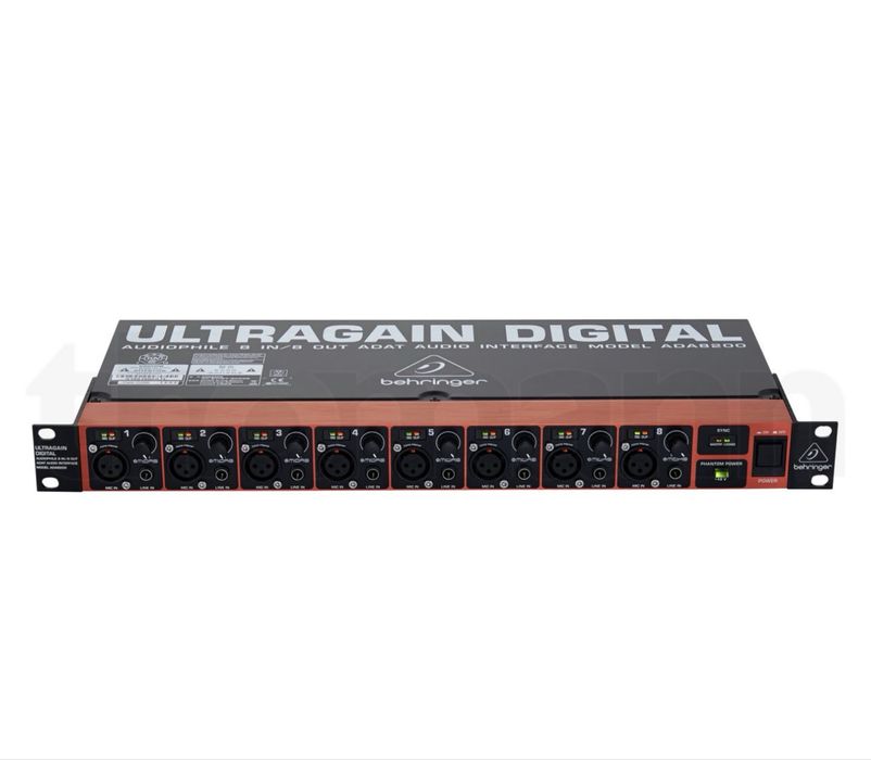 Behringer ADA8200 Ultragain NOVO fatura e garantia