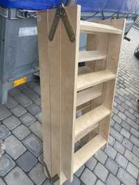 Drabina skladana - 185/40 schody drewniane strychowe drabinka składana