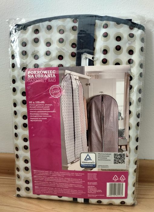 Pokrowiec na ubrania 60x135 cm Garment Bag