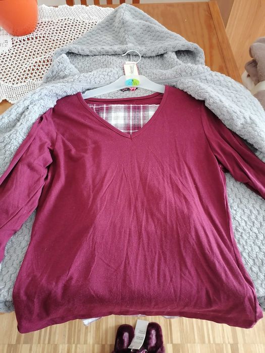 Pijama Senhora 3 peças tam S 38 novo