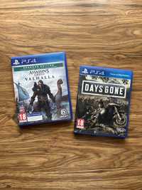Диски Days Gone та Assassin's Creed Valhalla гра Play Station 4/5 ps
