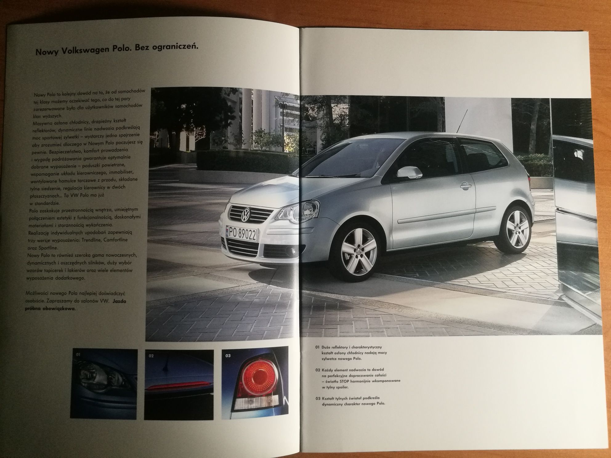 Prospekt VW Polo 2005 szt.2 polska edycja