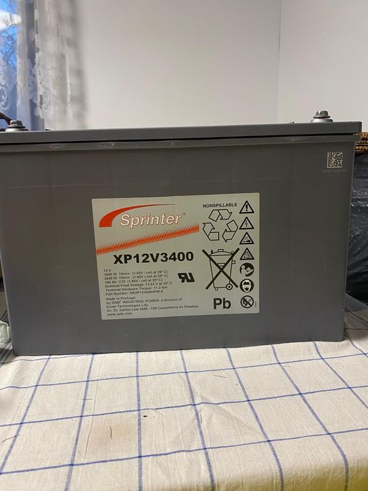 Sprzedam dwa akumulatory żelowe głębokiego rozładowania.