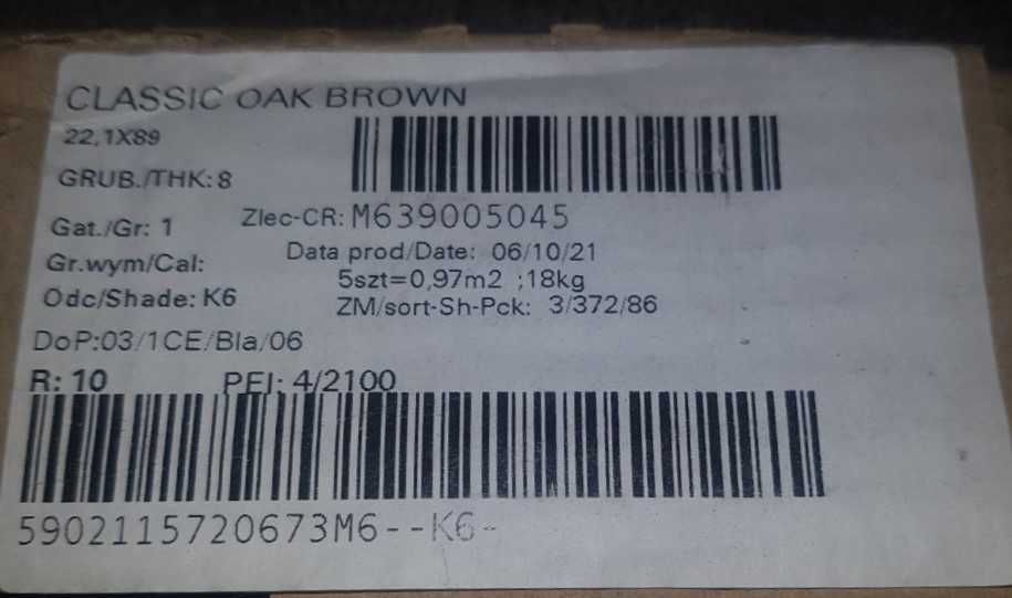 Płytki gres deska Classic oak brown Opoczno, odbiór Łódź