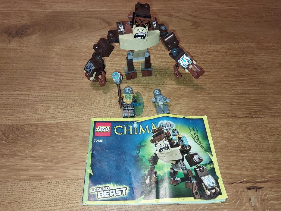 Zestaw LEGO 70125 Legends of Chima Goryl kompletny, dodatkowy goryl