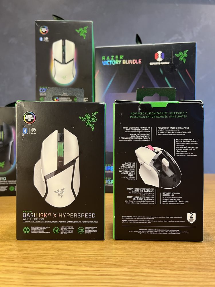 Миша Razer Basilisk V3 Pro, Cobra Pro, Orochi V2, DeathAdder, Viper