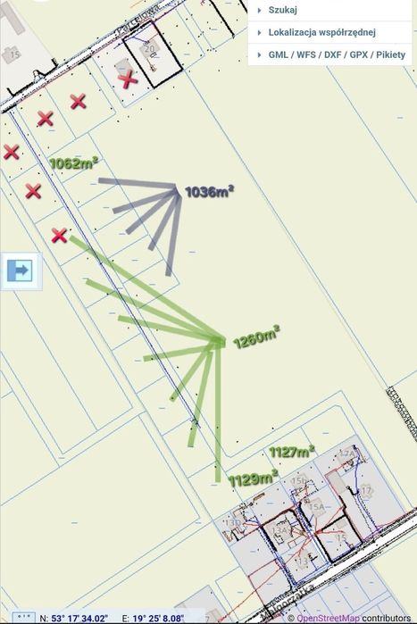 Działka budowlana z warunkami zabudowy Karbowo - woda, prąd