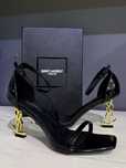 szpilki/ buty na obcasie ysl Yves Saint Laurent opyum złote obcas 10cm