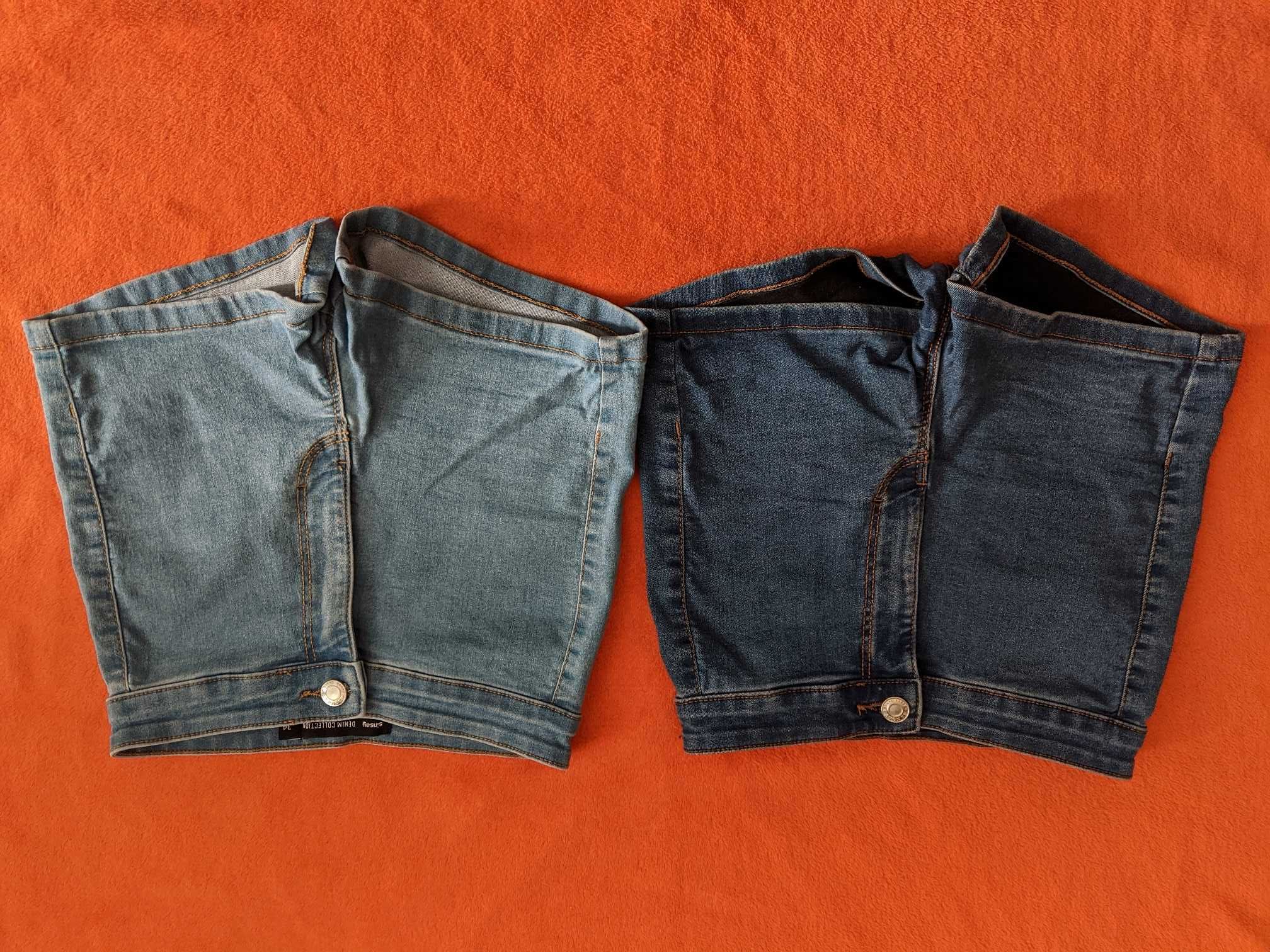POLECAM ROZ 34 XS SINSAY spodenki szorty jeansowe cena za 2 pary