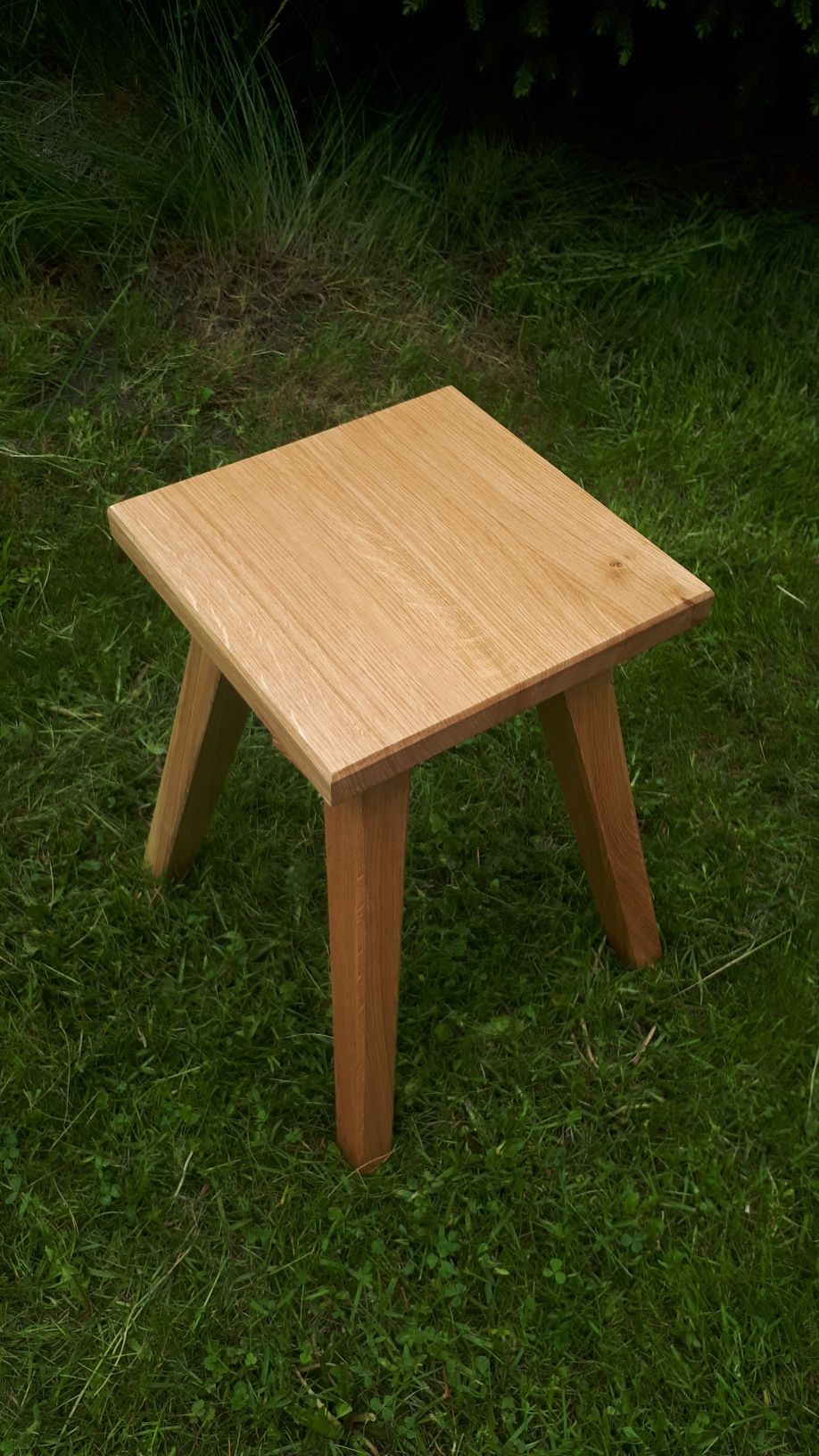 Krzesło taboret Dębowe dąb z litego drewna