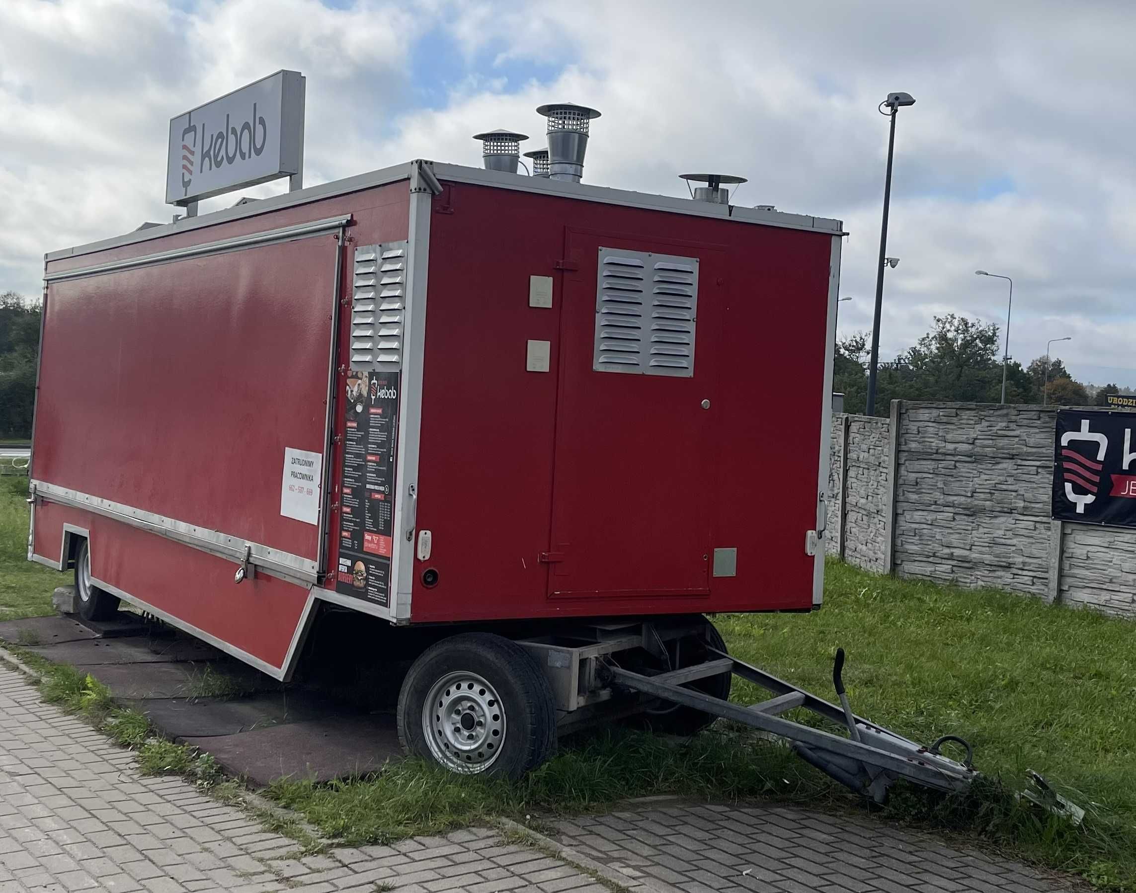 Przyczepa Gastronomiczna typu KEBAB / 6m x 2m