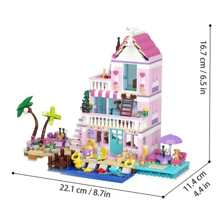 Klocki Plażowa willa Klocki dla dziewczynek
