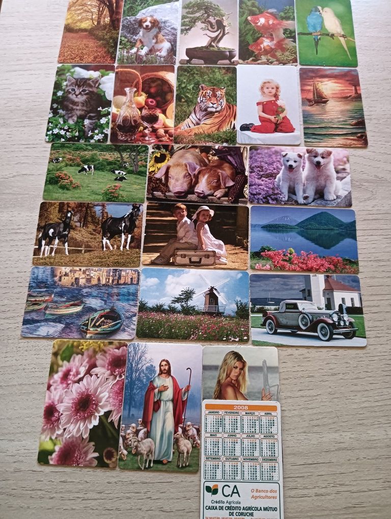 23 calendários caixa agrícola de Coruche de 2008