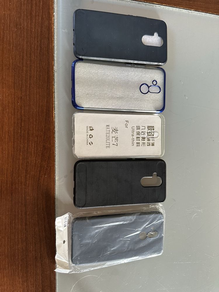 Komplet 5  nowych etui huawei mate 20 lite