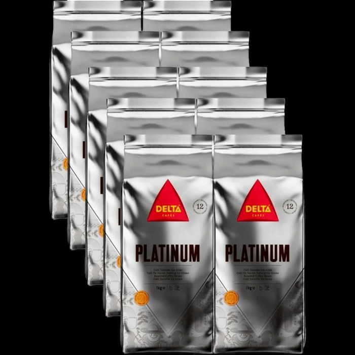 Café Delta Platinum em grão de 1kg
