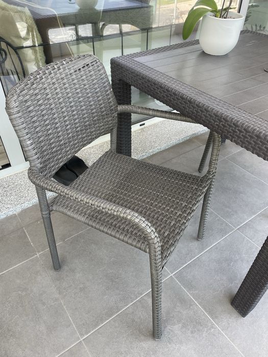 Mesa e 3 cadeiras exterior