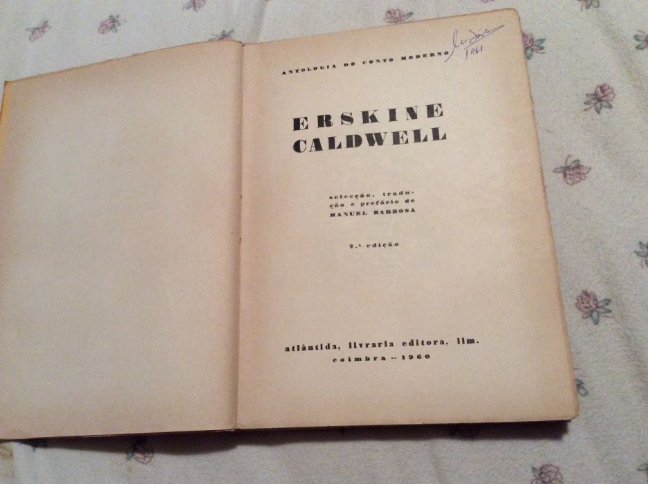 Livro Erskine Caldwell Antologia do Conto Moderno