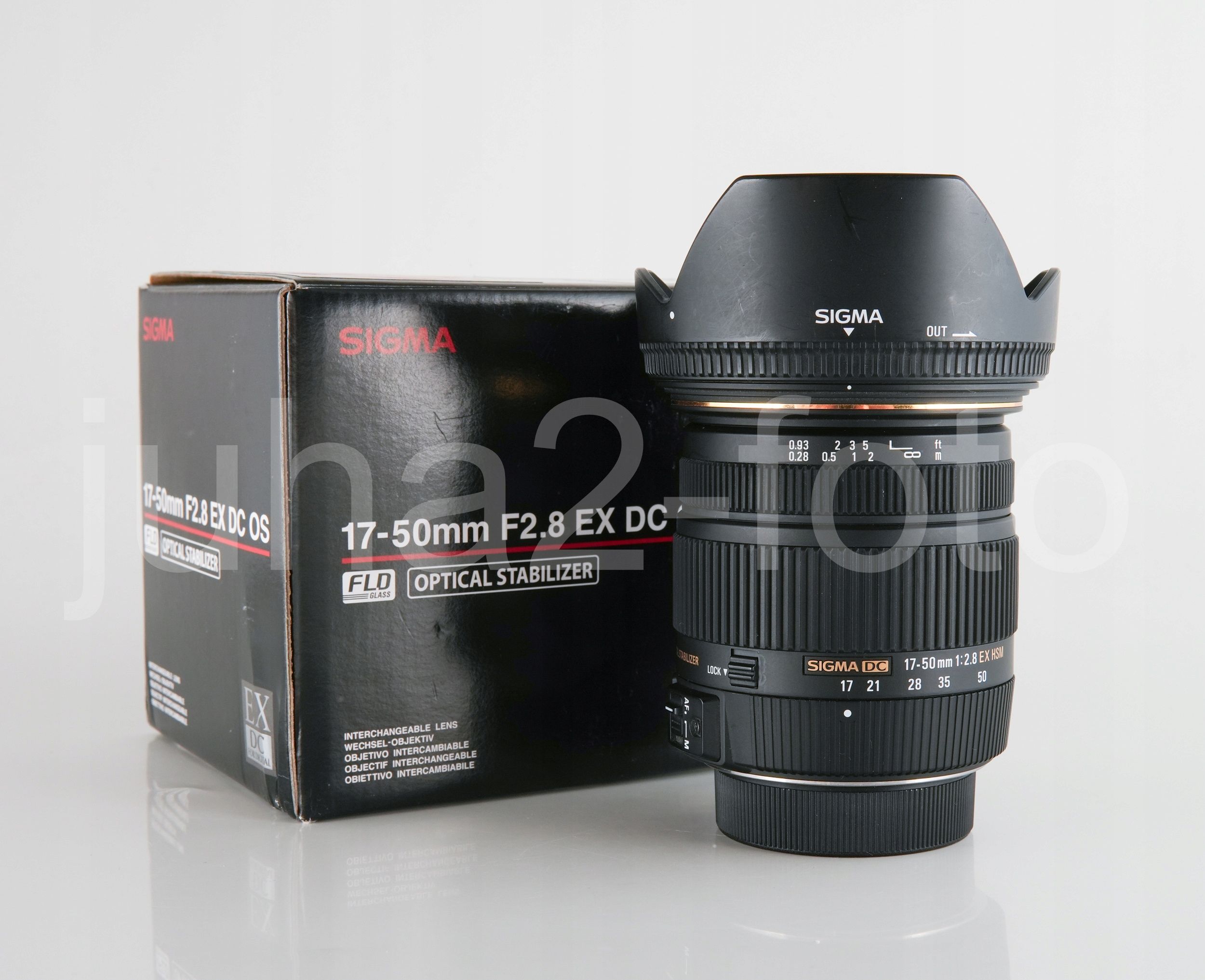 Sigma 17-50 f/2.8 EX DC HSM OS, Stan Idealny, do Nikona