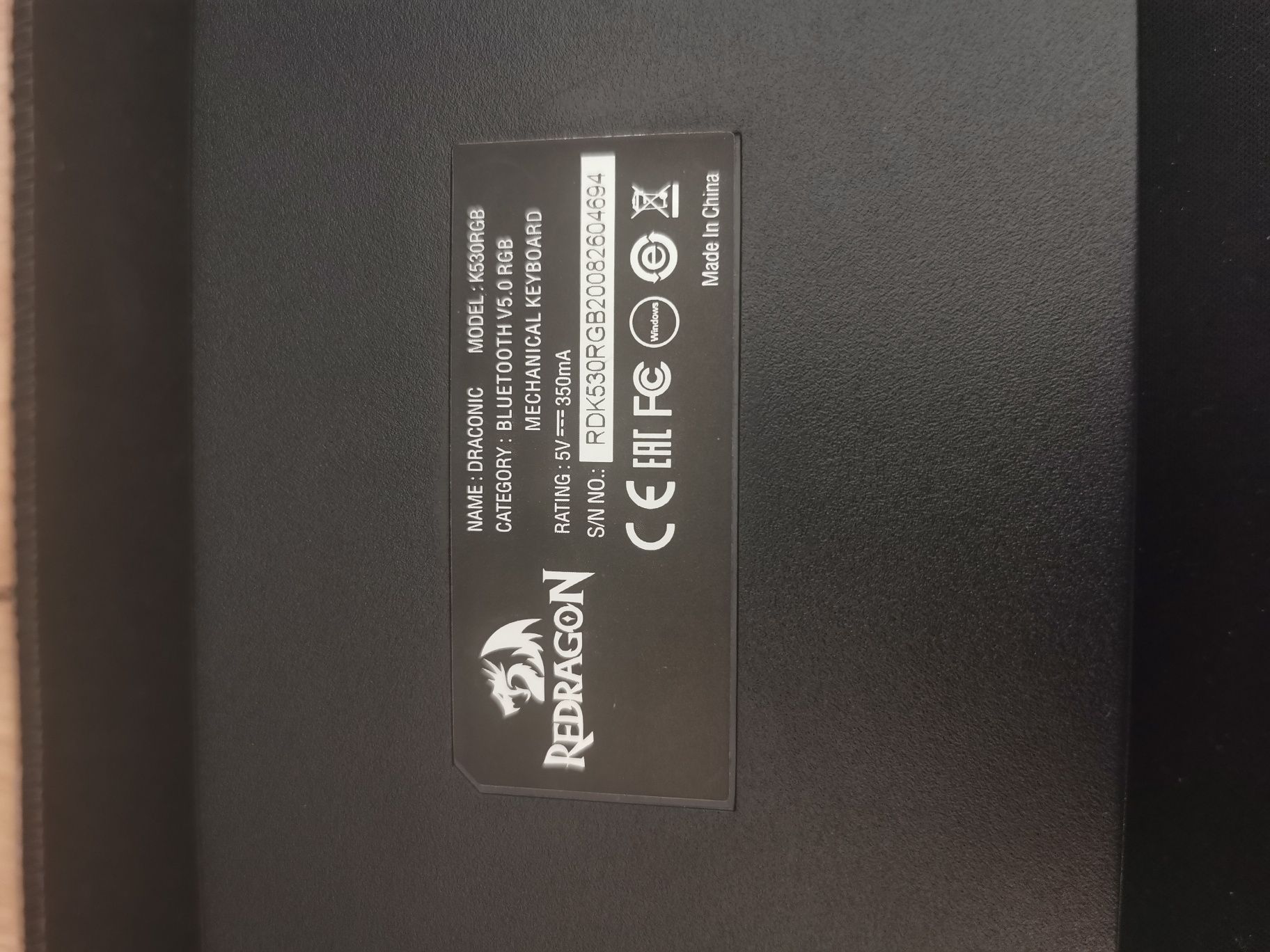 Klawiatura redragon k530 rgb