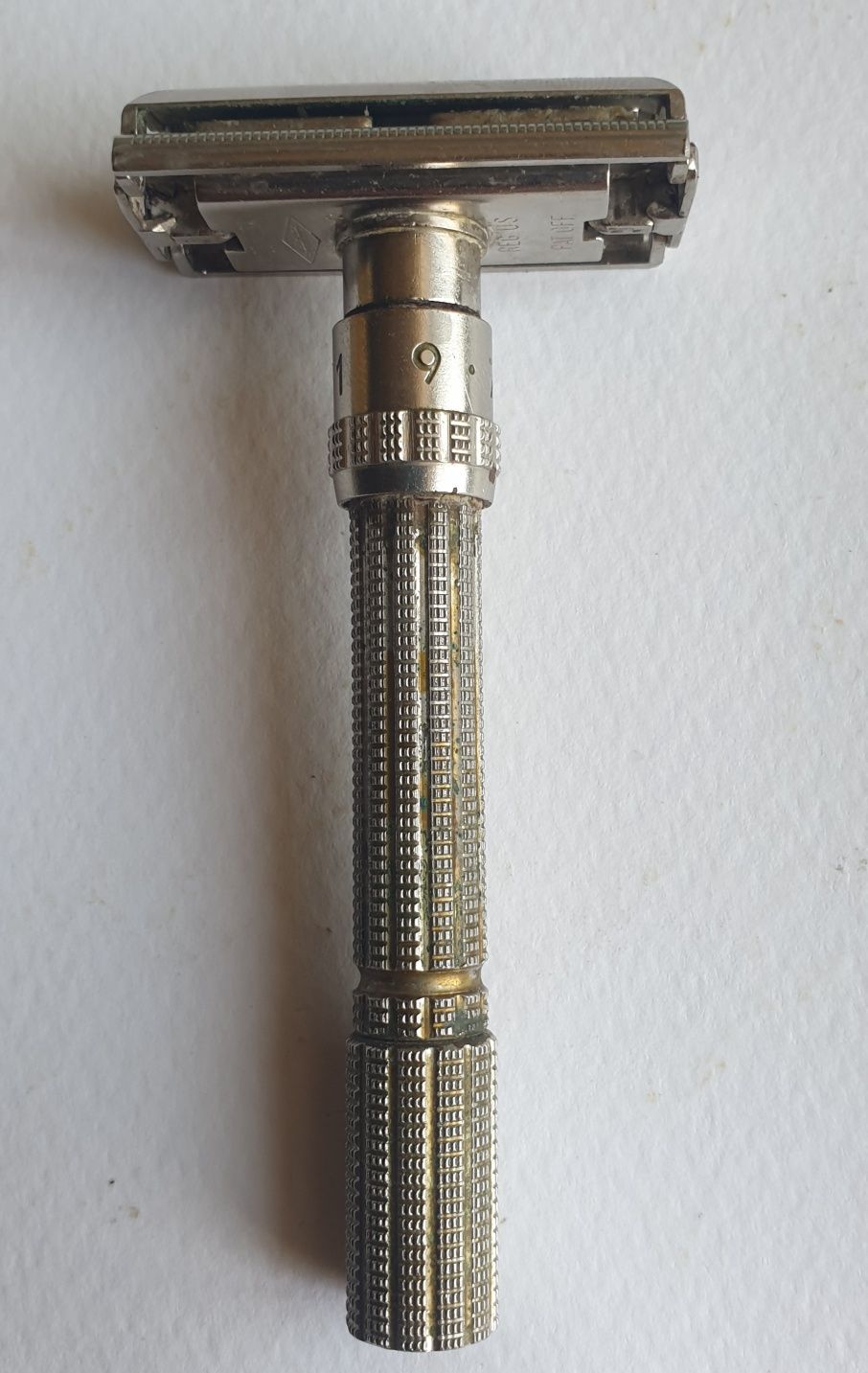 Maszynka do golenia, Gillette Single Ring Gold 1905 Unikat