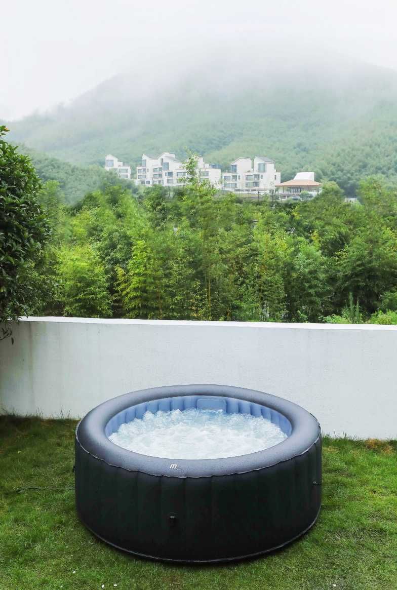 Nowe Jacuzzi Ogrodowe 4- osobowe od Mspa Model Bergen na 2025 UVC Regu