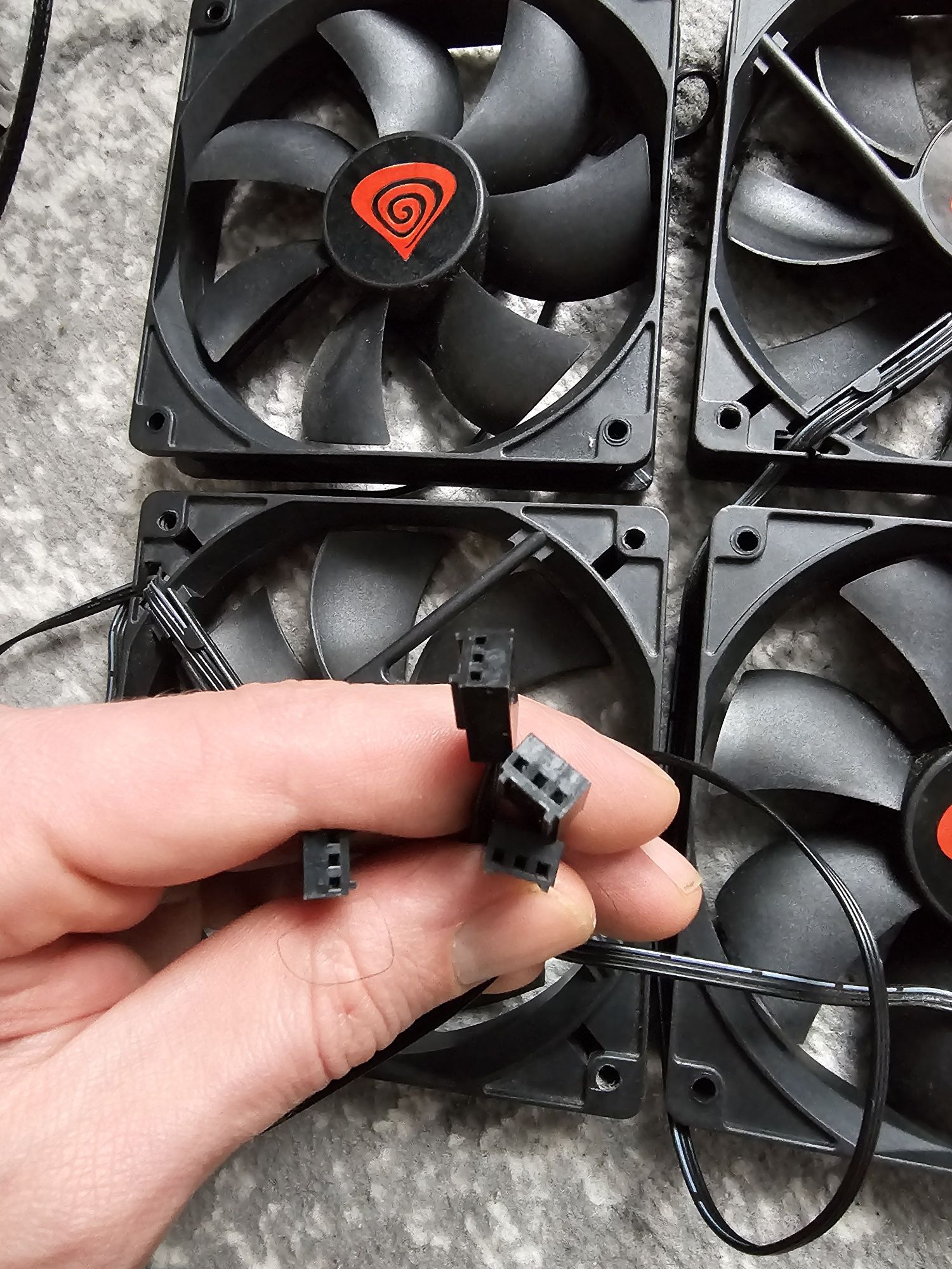 2x FAN wentylator 120mm PC Genesis 3Pin do komputer PC chłodzenie