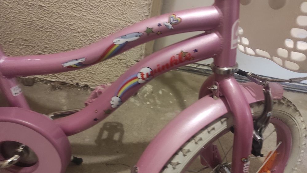 Rower dziecięcy BMX rainbow różowy 16 "
