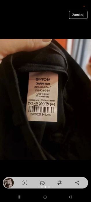 Garnitur i spodnie BYTOM Nówka