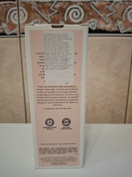 Comme une evidence woda perfumowana 100 ml Yves Rocher