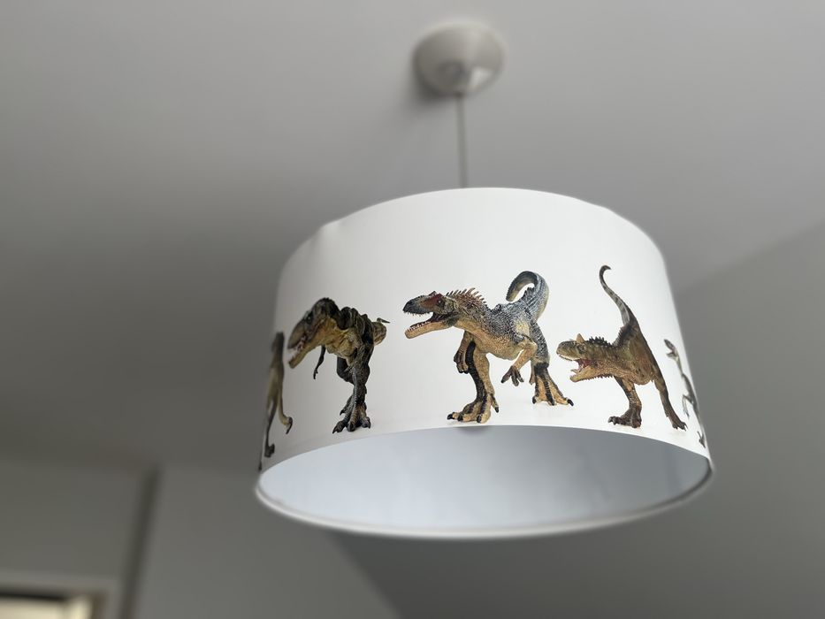Lampa wiszaca dinozaury