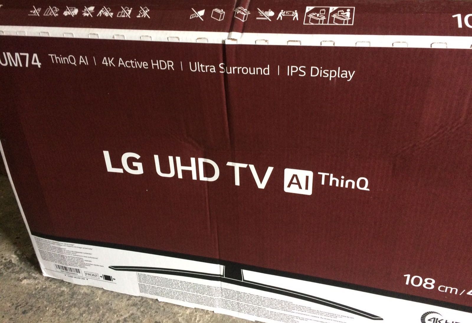 Телевізор LG 43 UM 7400 PLB