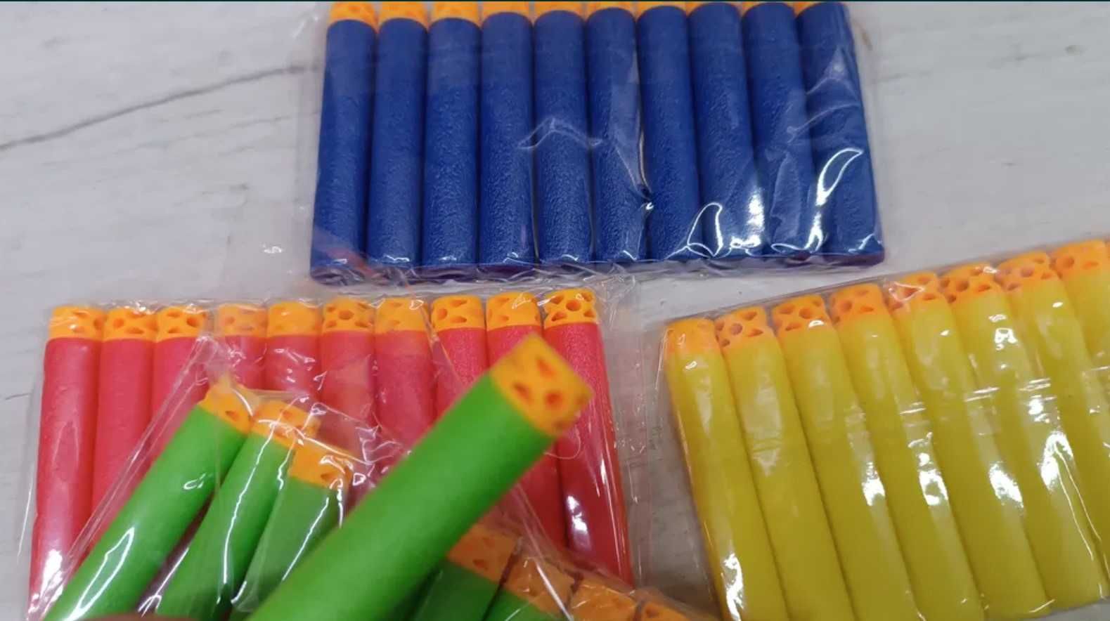 Стрелы, мягкие пули, патроны для NERF (Нерф) 100 штук - 250 грн