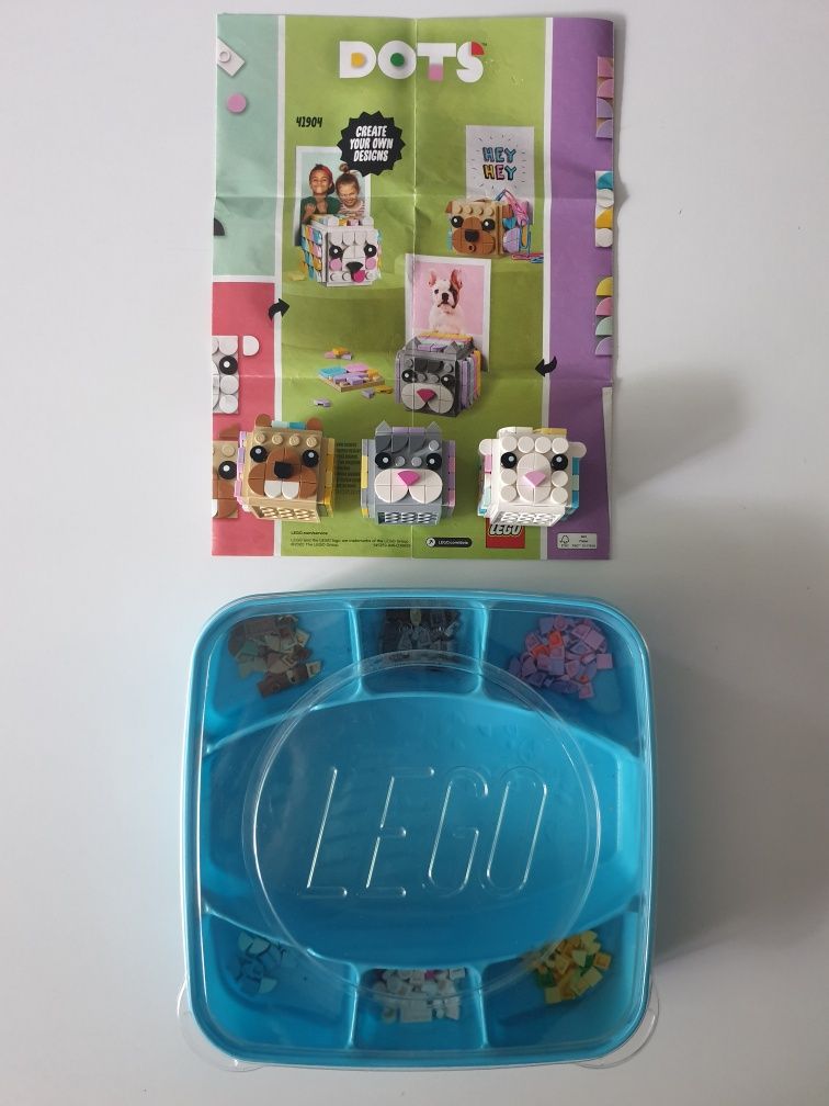 LEGO Dots 41904 Stojaki na zdjęcia z motywem zwierzęcym
