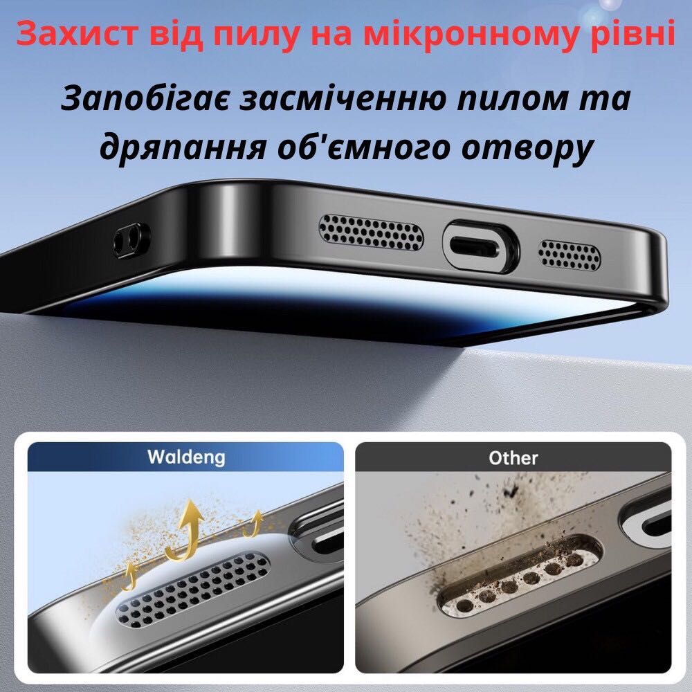 Протиударний прозорий чохол MagSafe на iPhone