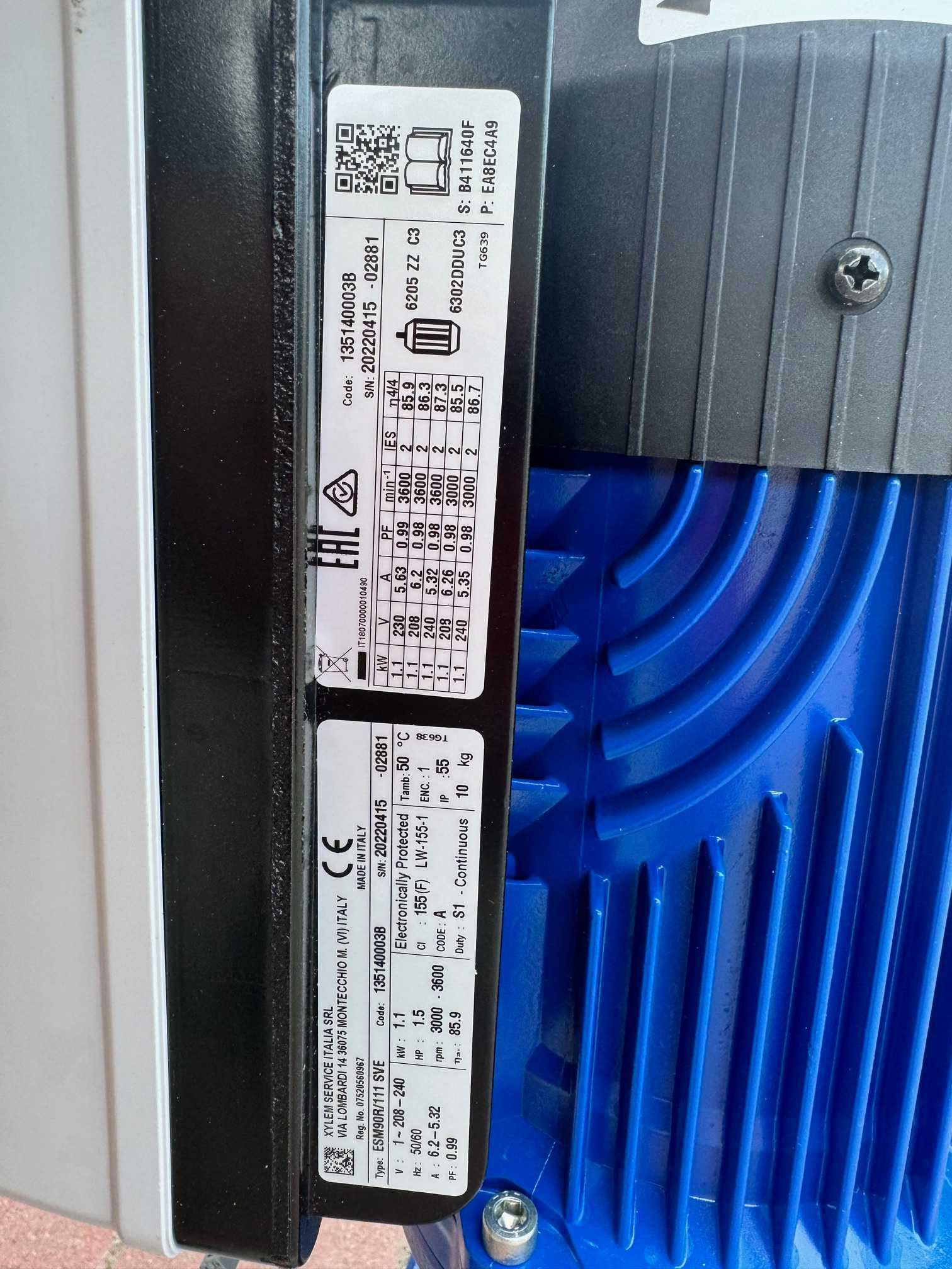 Pompa cisnieniowa Nowa LOWARA Model 5SVE06F011P0M/2