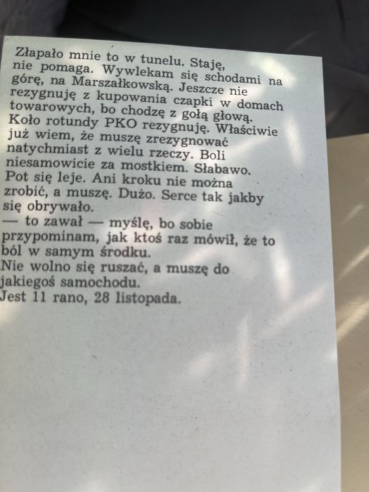 Miron Białoszewski Zawał MNP