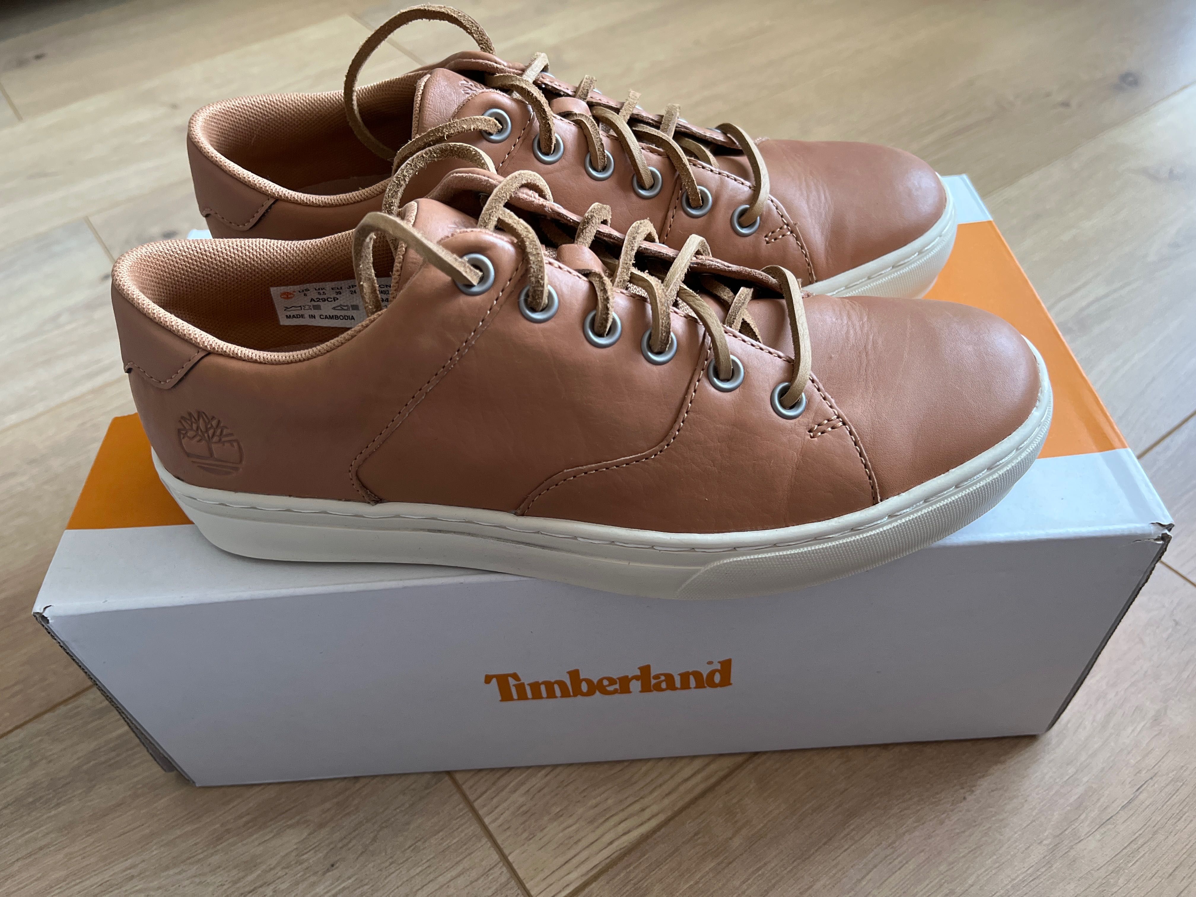 Timberland nowe skórzane buty rozm. 39 męskie unisex sneakersy półbuty