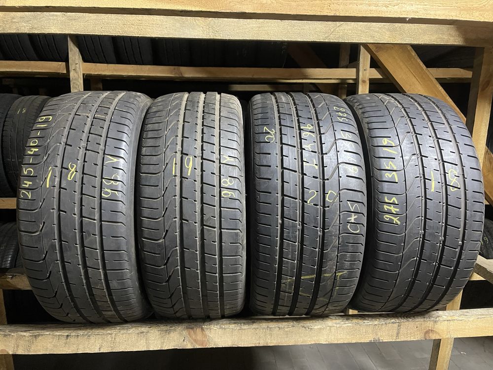 Шини літо 245/40R19 + 275/35R19 Pirelli Pzero різно широкі 4шт