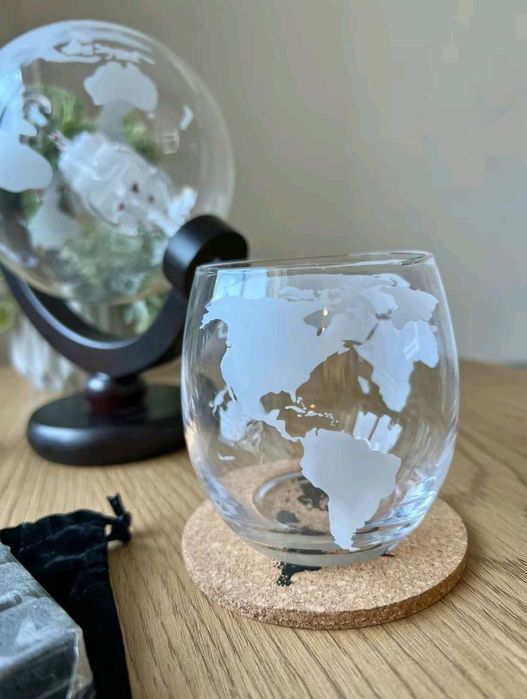 Набор для виски Globus графин 2 стакан + охлаждающие камни подарочный